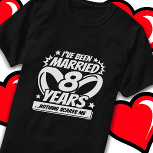 Married 8 Years Funny 8th Wedding Anniversary T-Shirt