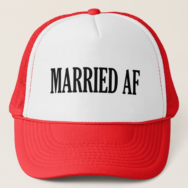 Married AF funny hat (Front)