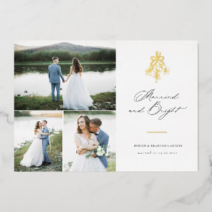 Married and Bright Christmas Multi-Photo Holiday