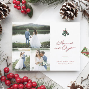 Married and Bright Christmas Multi-Photo Holiday