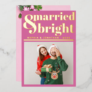 Married and Bright Newlywed Just Married Christmas