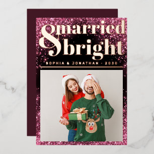 Married and Bright Newlywed Just Married Christmas