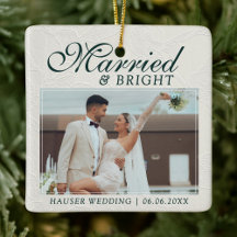 Married and Bright Photo Keepsake Wedding