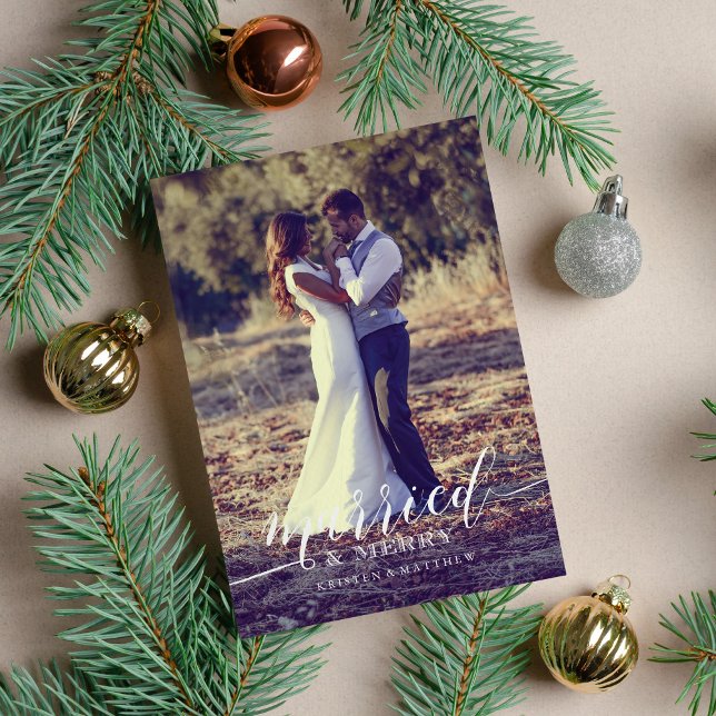 Married and Merry Holiday Card (Creator Uploaded)