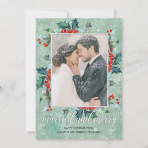 Married and Merry Holiday Greenery