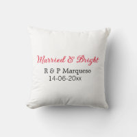 Married & bright add couple name wedding add date 