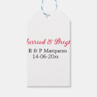 Married & bright add couple name wedding add date