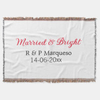 Married & bright add couple name wedding add date