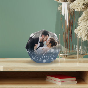 Married & Bright   Christmas Wedding Photo Block