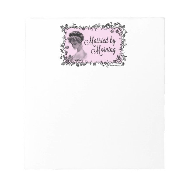 Married by Morning Notepad (Front)