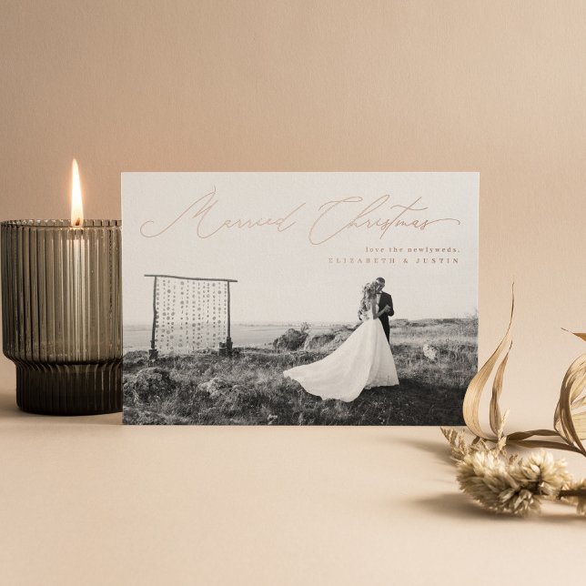 Married Christmas Calligraphy Script Newlywed (Creator Uploaded)