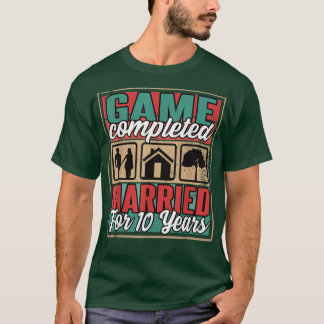Married For 10 Years I 10th Wedding  T-Shirt