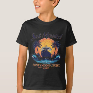 Married Honeymoon Cruise 2026 Wedding Trip Ocean T-Shirt
