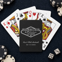 Married in Fabulous Las Vegas Black Silver