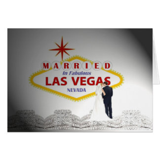 MARRIED IN FABULOUS LAS VEGAS Card