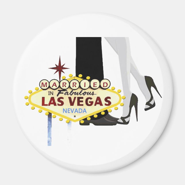 Married in Las Vegas Magnet (Front)