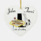 Married in Las Vegas Personalized Ceramic Ornament