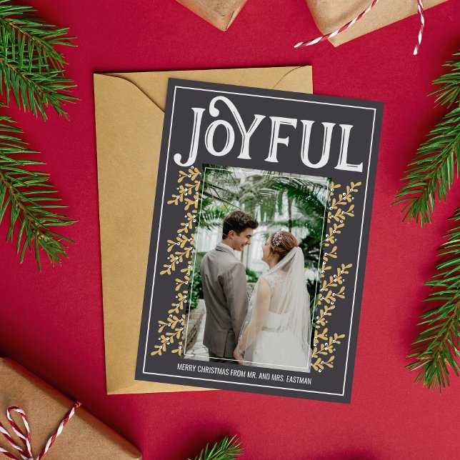 Married Merry Christmas Holiday Photo Card (Creator Uploaded)