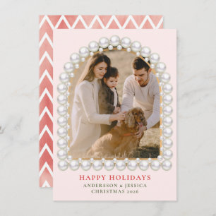 Married & Merry  Photo Christmas Holiday Card