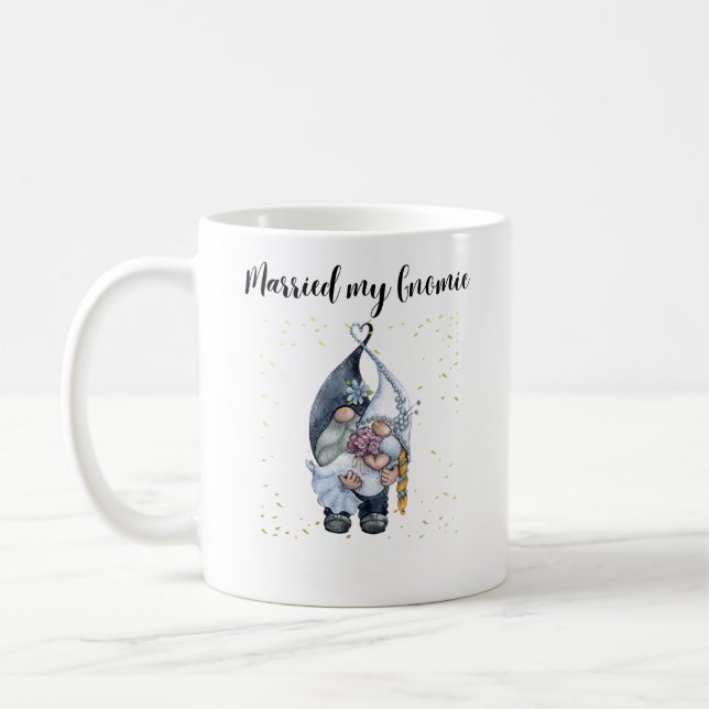 Married my Gnomie Coffee Mug (Left)