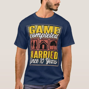 Married Since 10 Years I 10th Wedding  T-Shirt