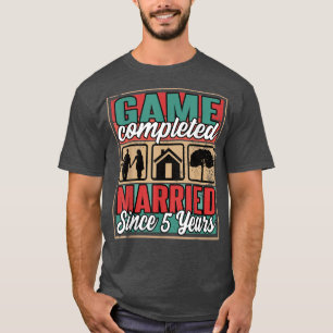 Married Since 5 Years I 5th Wedding  T-Shirt