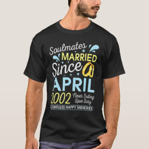 Married Since April 2002 Never Ending 20 Years Lov T-Shirt