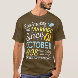 Married Since October 1998 Never Ending 24 Years L T-Shirt