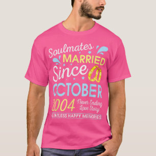 Married Since October 2004 Never Ending 18 Years L T-Shirt