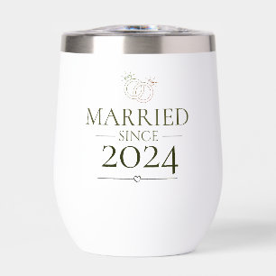 Married Since Personalised Year Minimal Couple
