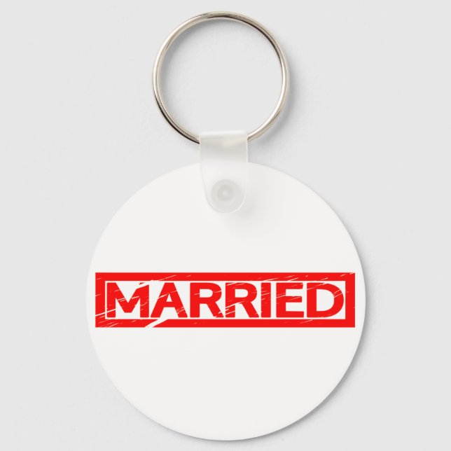 Married Stamp Key Ring (Front)