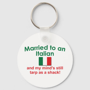 Married to an Italian Key Ring