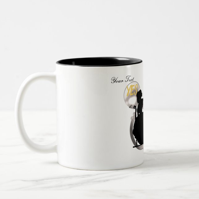 MARRIED Two-Tone COFFEE MUG (Left)
