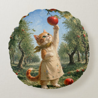 Marron’s Autumn Apple Tree Throw Pillow