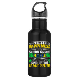 Marry a Brazilian - Brazil Happiness 532 Ml Water Bottle