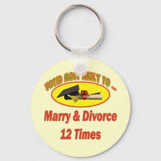 Marry And Divorce Key Ring