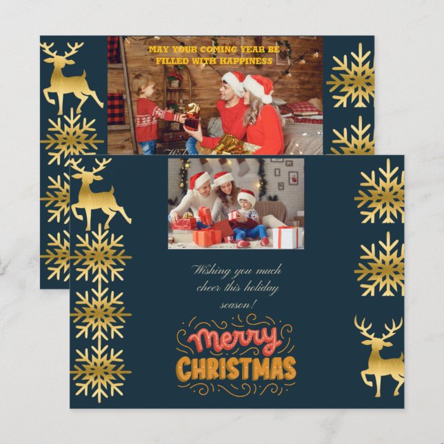 Marry christmas Greeting card (Front/Back)