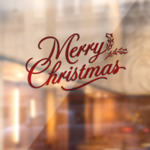 Marry Christmas red letter