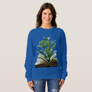 Marry Me: Botanical Book Proposal Sweatshirt