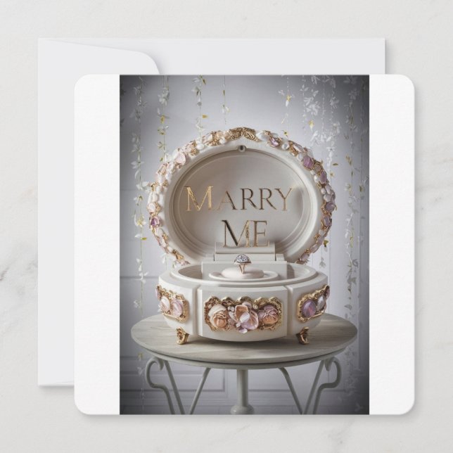 Marry Me- Eternal Love Proposal Card (Front)