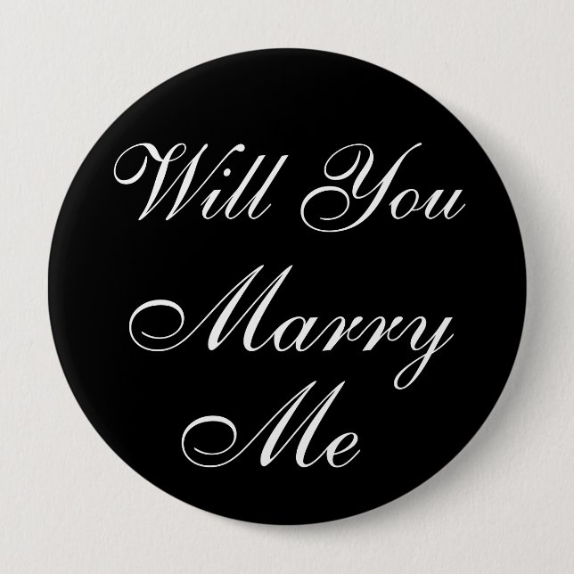 Marry Me Pin (Front)