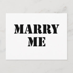 Marry Me Postcard