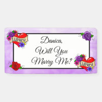 Marry Me | Proposal Banner
