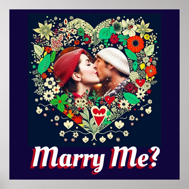 Marry Me | Proposal Poster (Front)