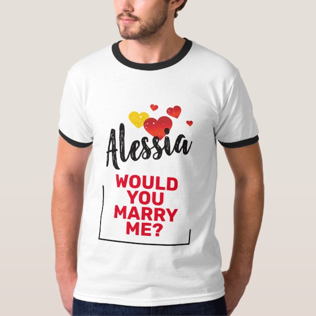 Marry Me T-Shirt (Front)