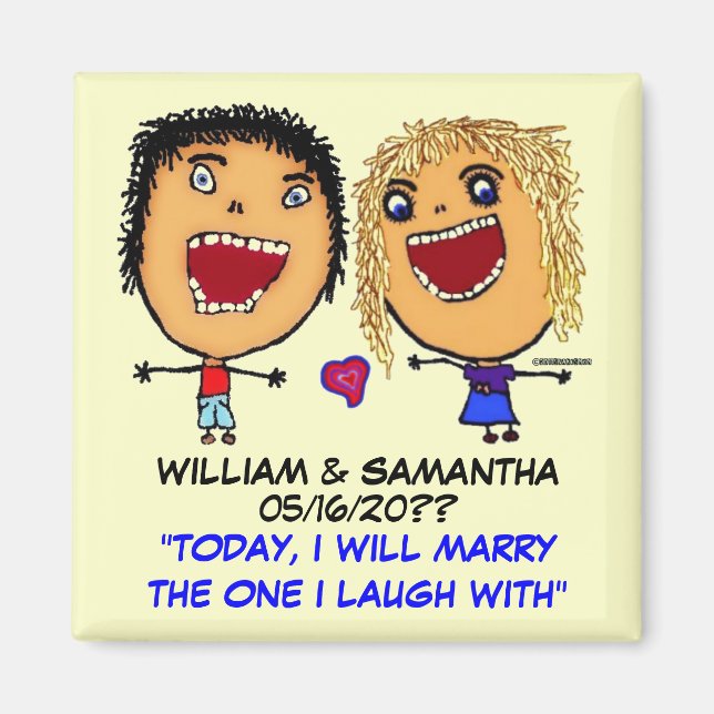 Marry My Best Friend Magnet (Front)