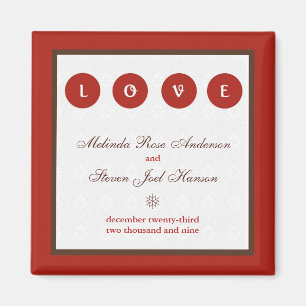 Marry Save the Date Magnet