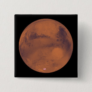 Mars 15 Cm Square Badge