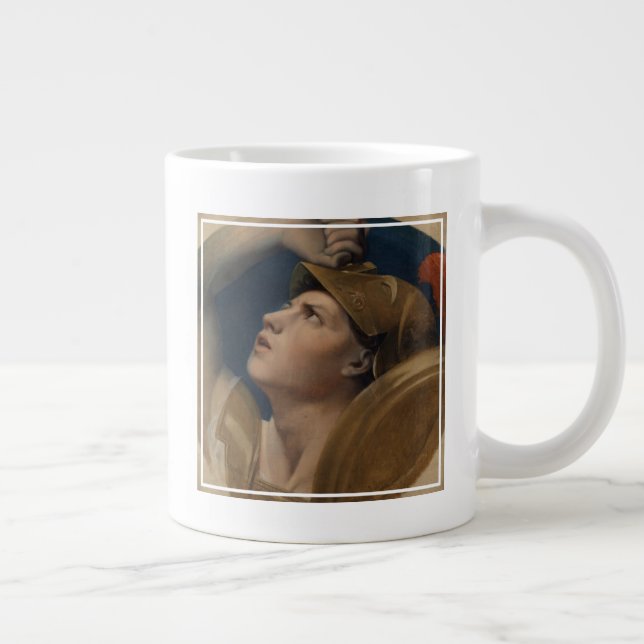 Mars, 1864 (oil on canvas) large coffee mug (Right)