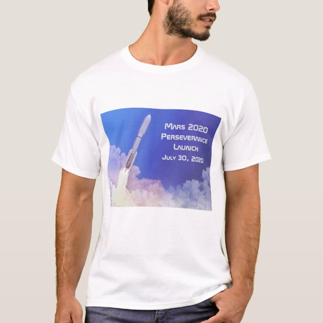 Mars 2020 Perseverance Launch T-Shirt (Front)